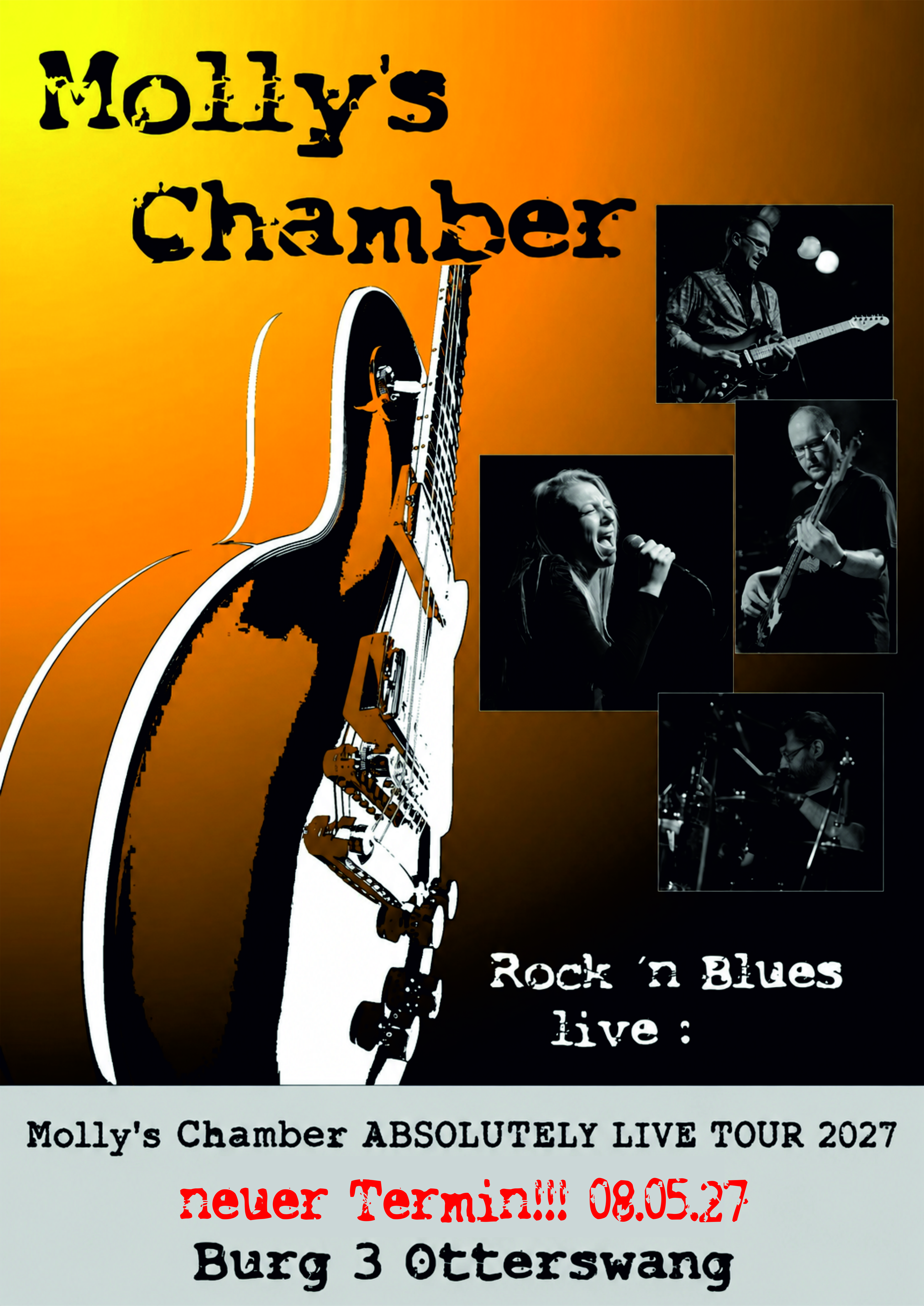Moly Chamber - souliger Blues Rock, KI generiertes Bild